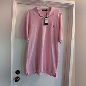 Polo Ralph Lauren Mens Big & Tall Classic Fit Polo Shirt Pink Big XLT MSRP $110